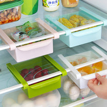 Load image into Gallery viewer, Kitchen supplies refrigerator storage rack drawer partition frame plastic shelf multifunctional storage box rack LB1085